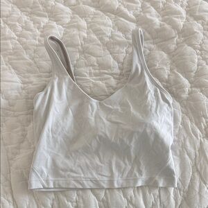 Lululemon Align Cropped White Tank